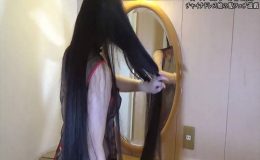 スーパーロングヘアみつあみ チャイナドレス娘の髪フェチ遊戯